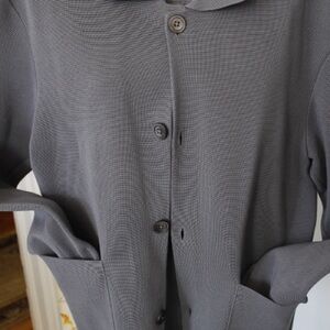 Jil Sander Charcoal Knitwear Jacket with pockets Men size 50
